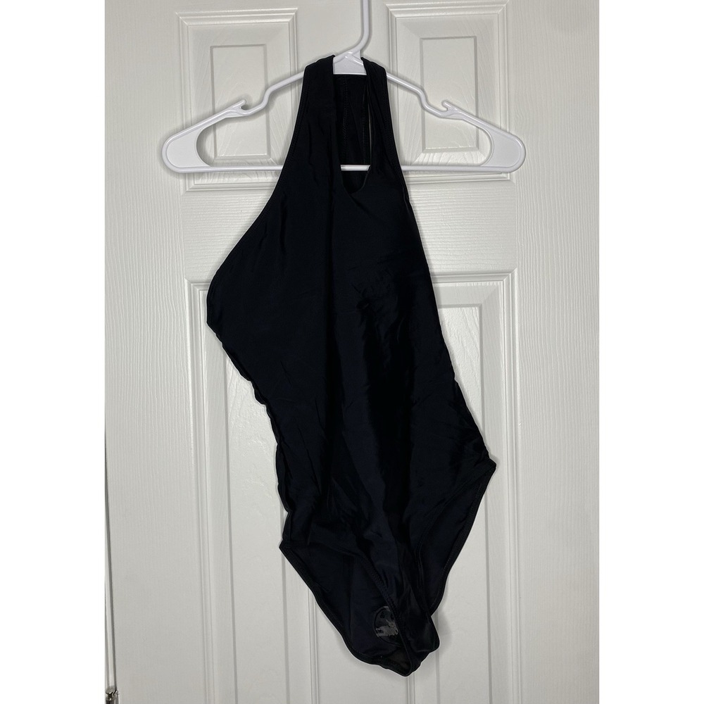 Commonsense Women's One Piece Bathing Suit Black Size‎ Medium New